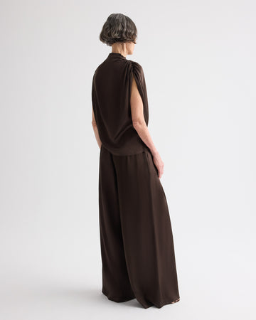 TWP Delicioso Wish You Would Top in Washed Silk Charmeuse view 5