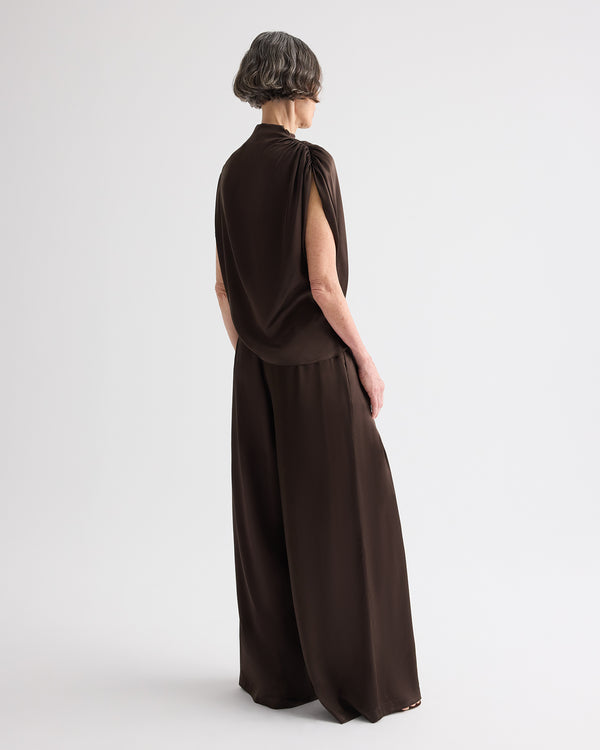 TWP Delicioso Wish You Would Top in Washed Silk Charmeuse view 5