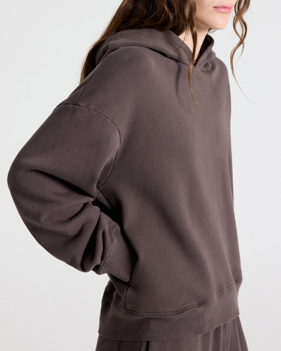 TWP Delicioso Hoodie in Lightweight Sweatshirt view 2
