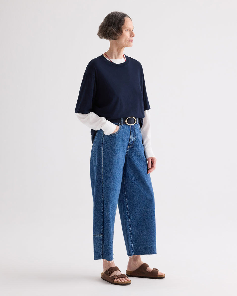TWP Midnight JTs T in Supima Cotton view 5
