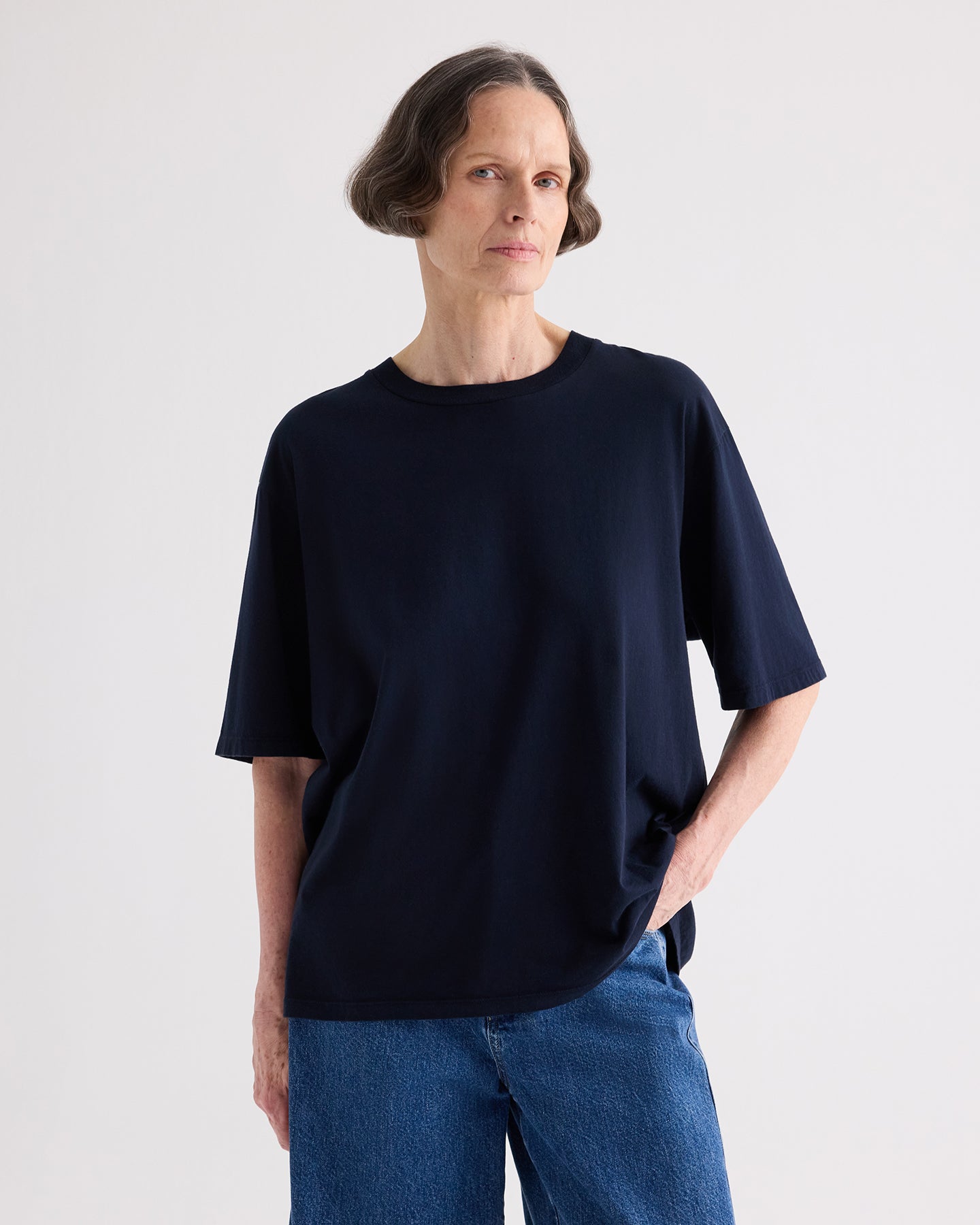 TWP Midnight JTs T in Supima Cotton view 2