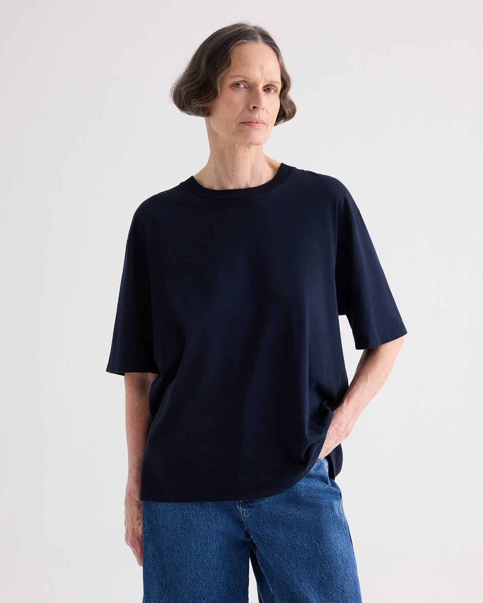 TWP Midnight JTs T in Supima Cotton view 2