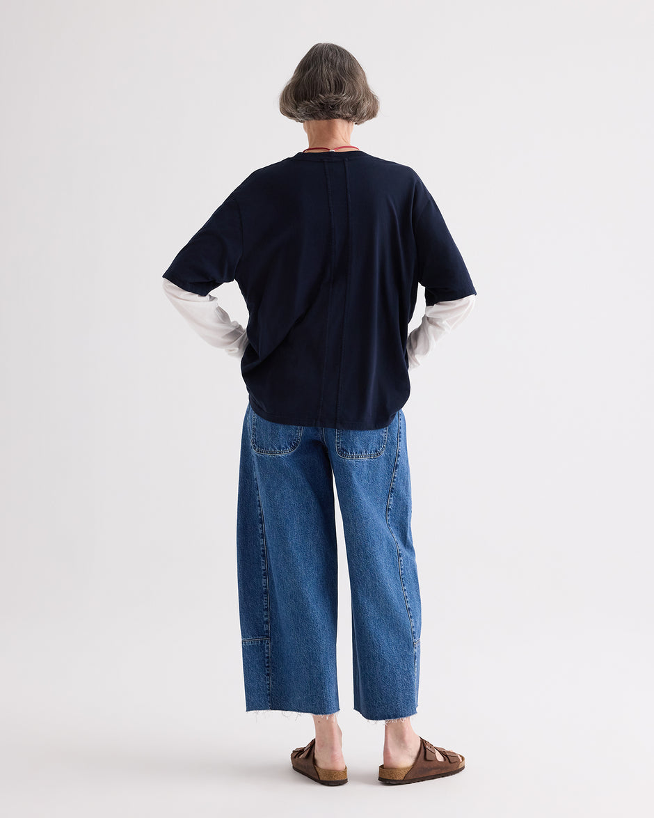TWP Midnight JTs T in Supima Cotton view 4
