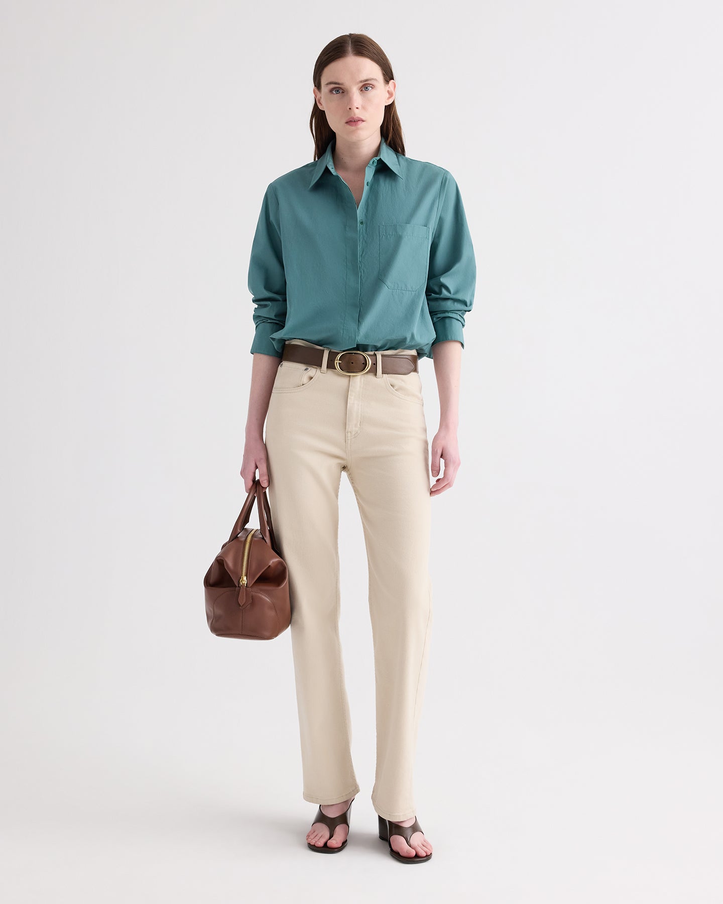 TWP Sea pine Cowboy Update Shirt in Superfine Cotton view 3