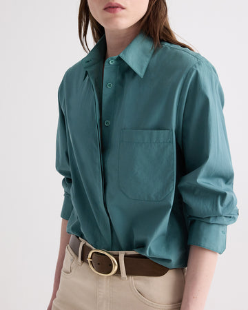 TWP Sea pine Cowboy Update Shirt in Superfine Cotton view 2