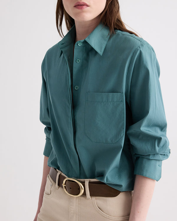 TWP Sea pine Cowboy Update Shirt in Superfine Cotton view 2