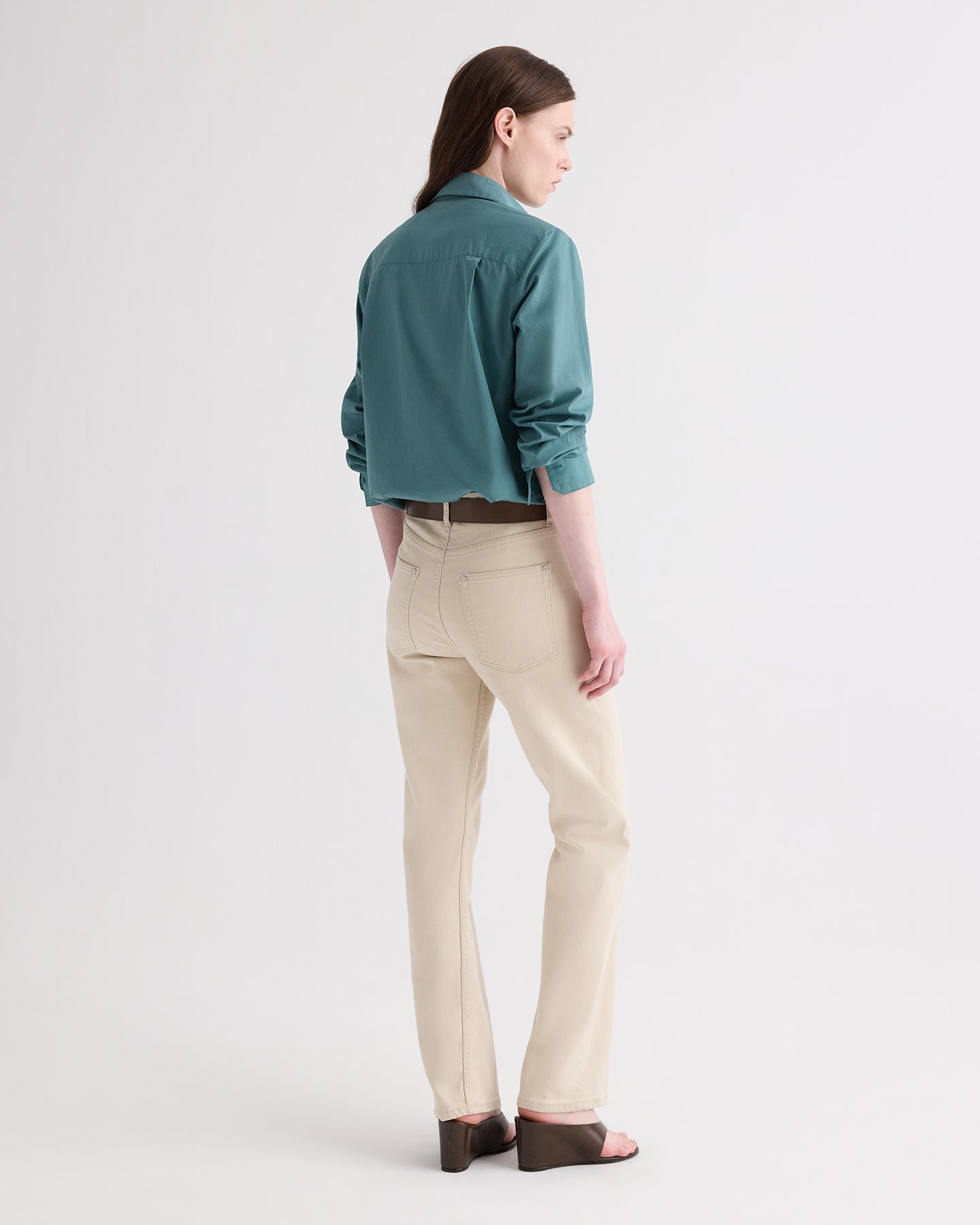 TWP Sea pine Cowboy Update Shirt in Superfine Cotton view 5