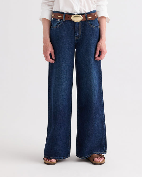 TWP Dark stone Tiny Dancer Jean in Heavy Denim view 2