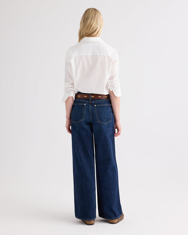 TWP Dark stone Tiny Dancer Jean in Heavy Denim view 5
