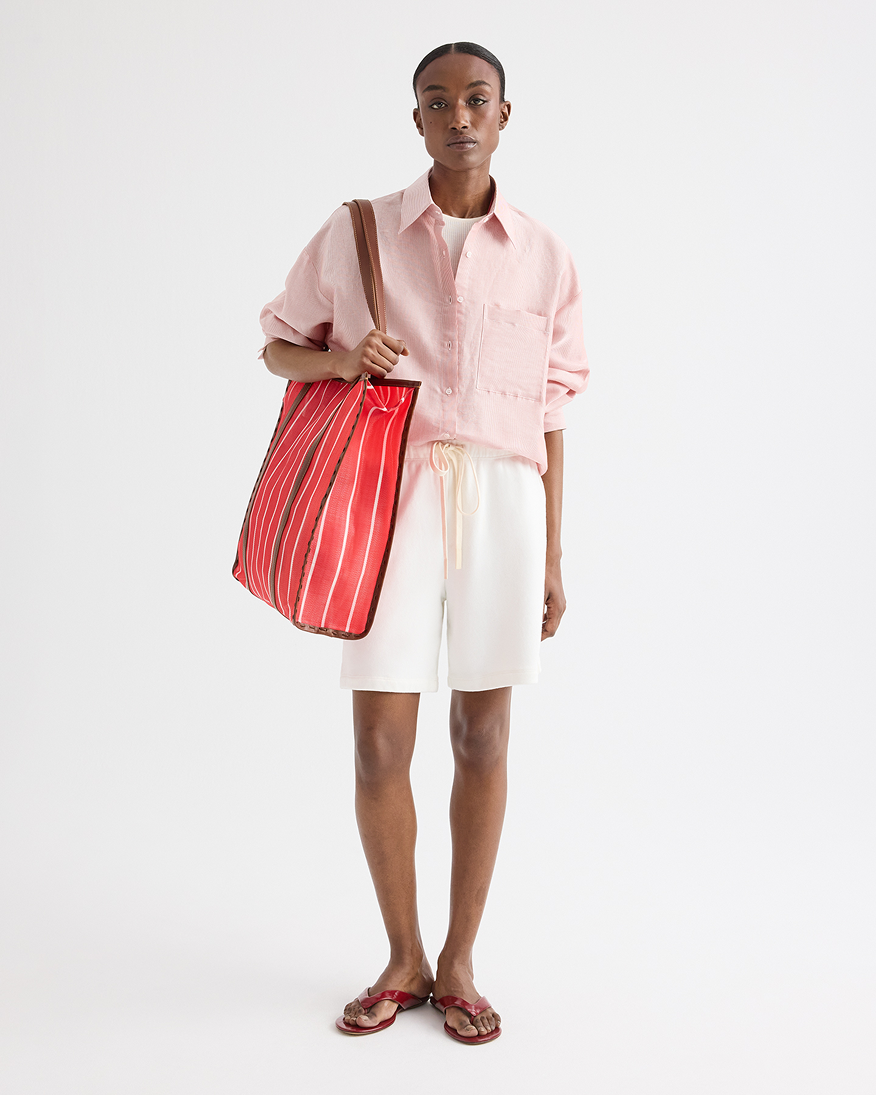 TWP Red / white Deia Bag in Nylon Canvas view 2