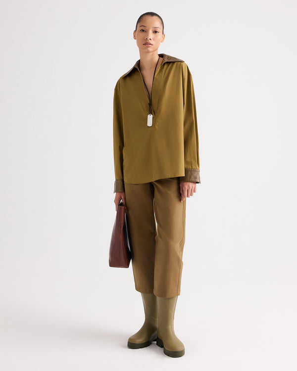 TWP Kangaroo A Case of You Combo Top in Cotton Shirting view 2
