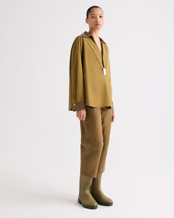 TWP Kangaroo A Case of You Combo Top in Cotton Shirting view 3