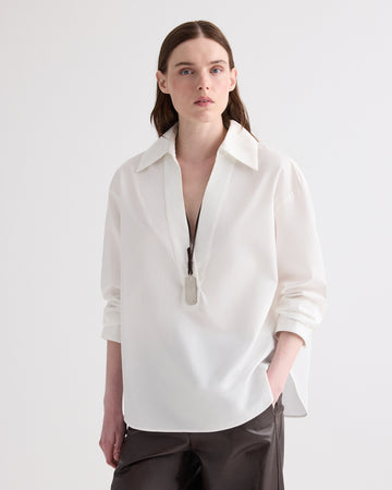 TWP White A Case of You in Compact Poplin view 1