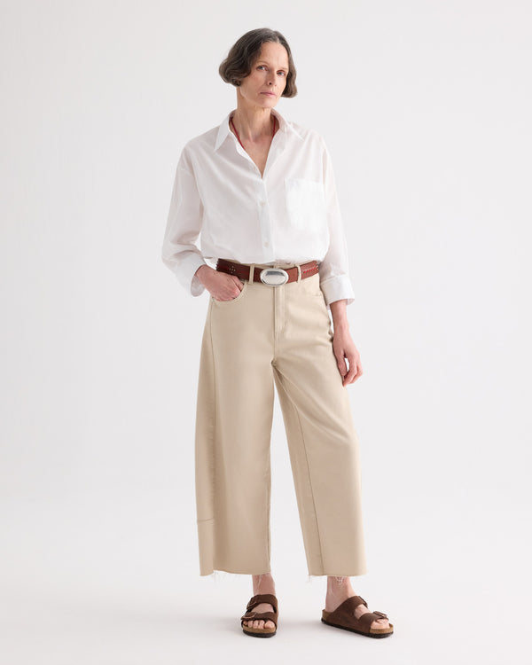 TWP White Newest Earl in Superfine Cotton view 2