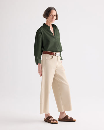 TWP Rosen Newest Earl Shirt in Superfine Cotton Shirting view 3
