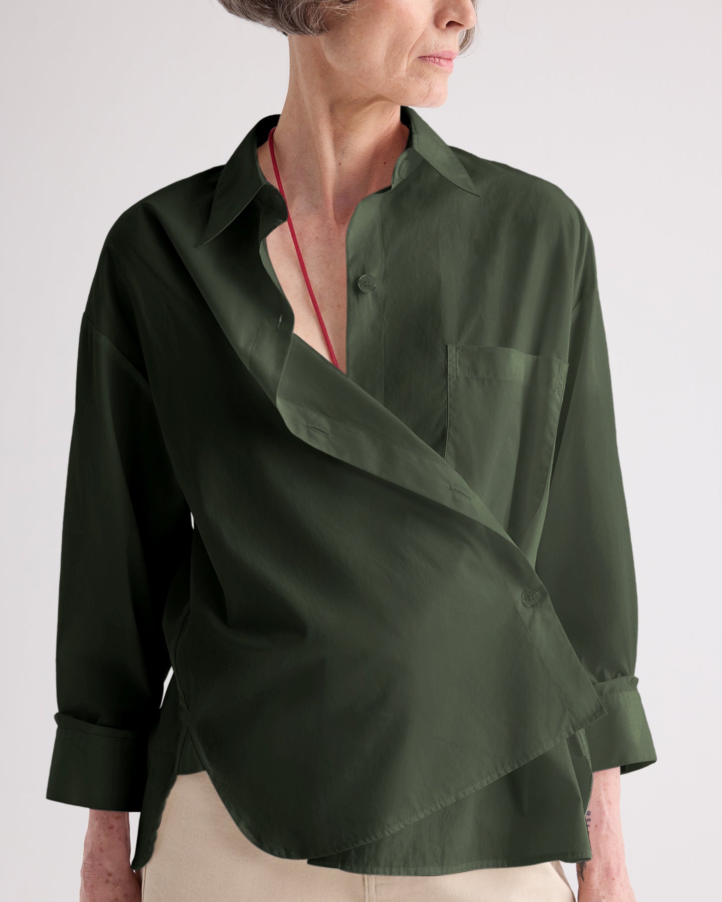 TWP Rosen Newest Earl Shirt in Superfine Cotton Shirting view 4
