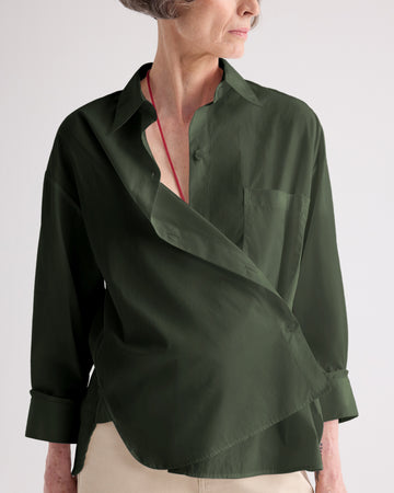 TWP Rosen Newest Earl Shirt in Superfine Cotton Shirting view 4