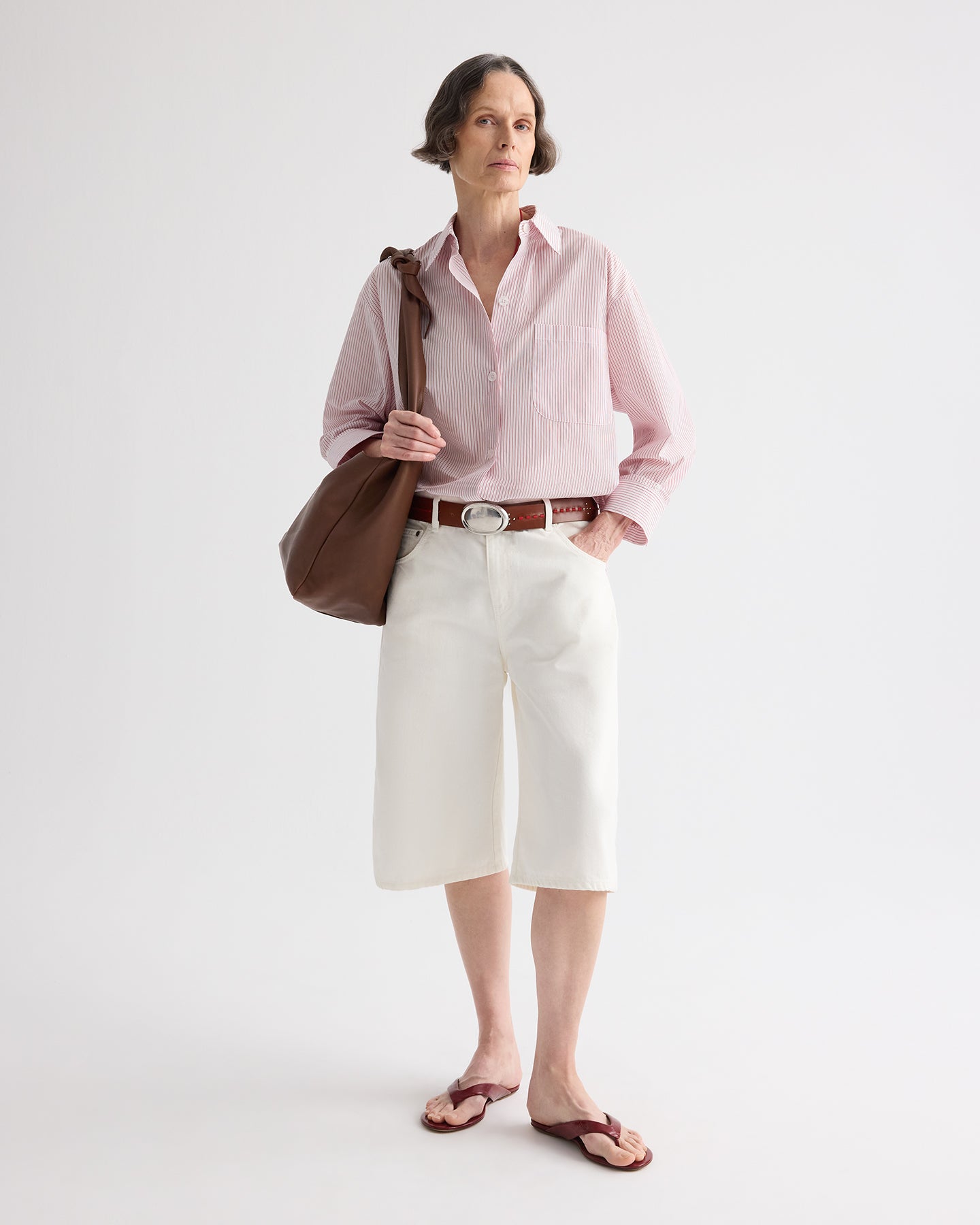 TWP Saddle Paros Bag in Leather view 2