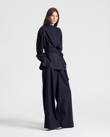 TWP Midnight Tamzin Jacket in Wool Flannel view 4