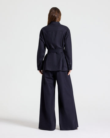 TWP Midnight Tamzin Jacket in Wool Flannel view 6