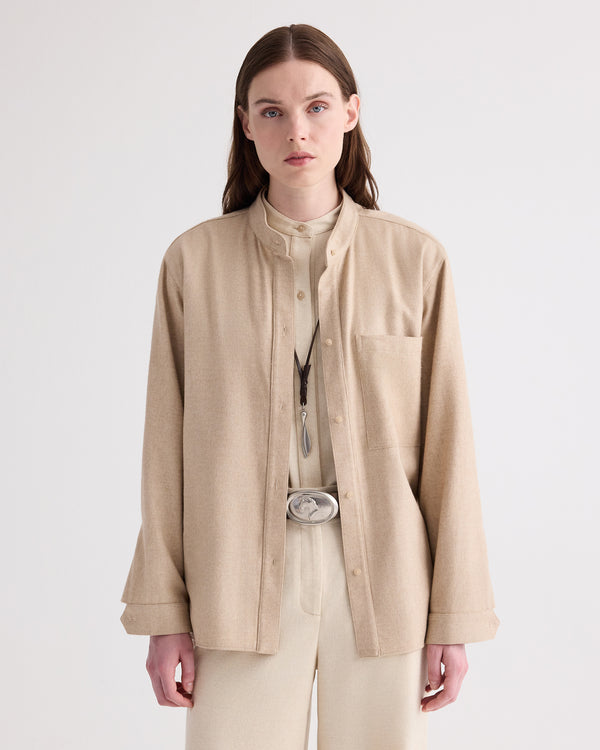 TWP Beige LATTACHE TOP - BEIGE view 2
