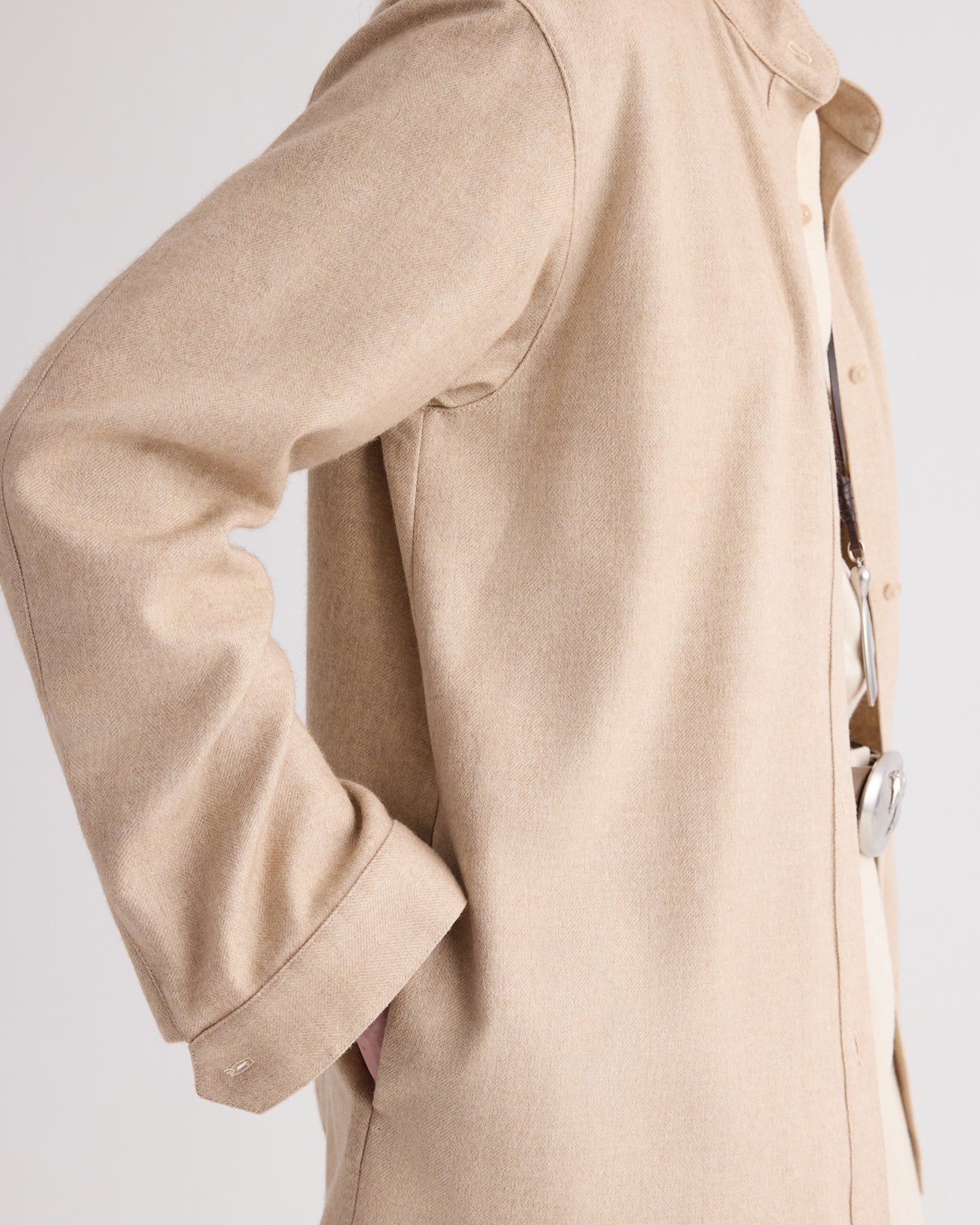 TWP Beige LATTACHE TOP - BEIGE view 3