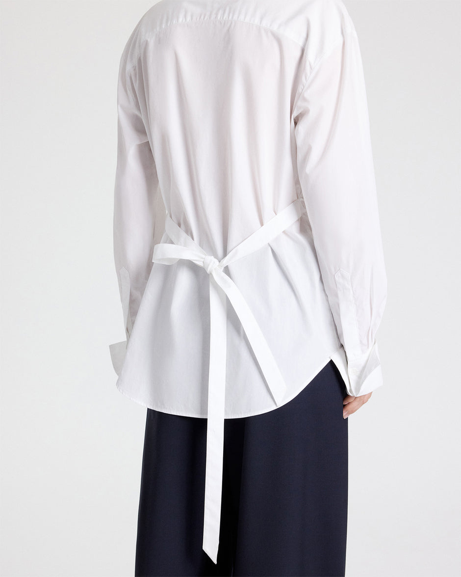 TWP White The Night We Met Top in Superfine Cotton view 3