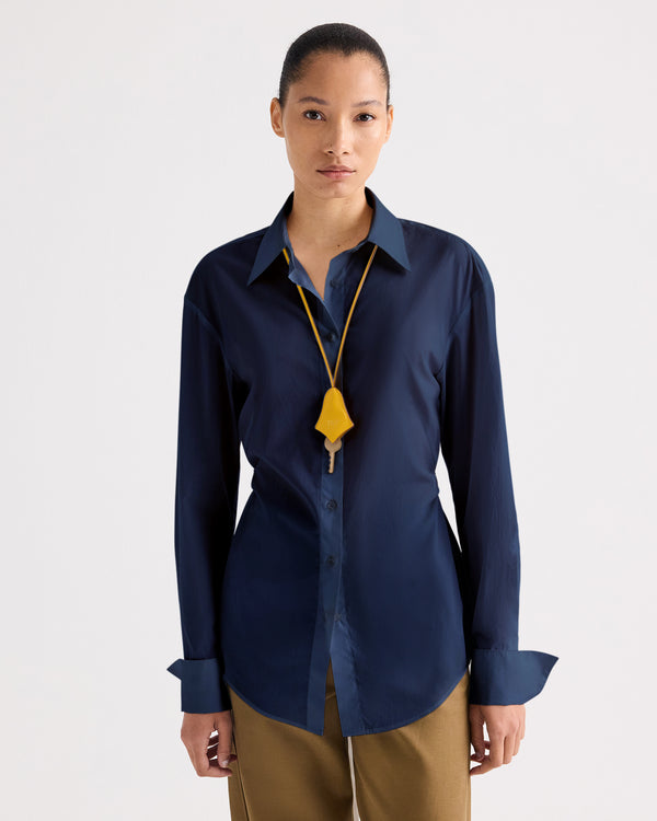 TWP Midnight The Night We Met Shirt in Superfine Cotton Shirting view 1