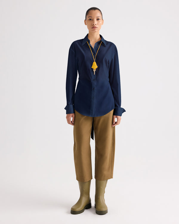 TWP Midnight The Night We Met Shirt in Superfine Cotton Shirting view 2