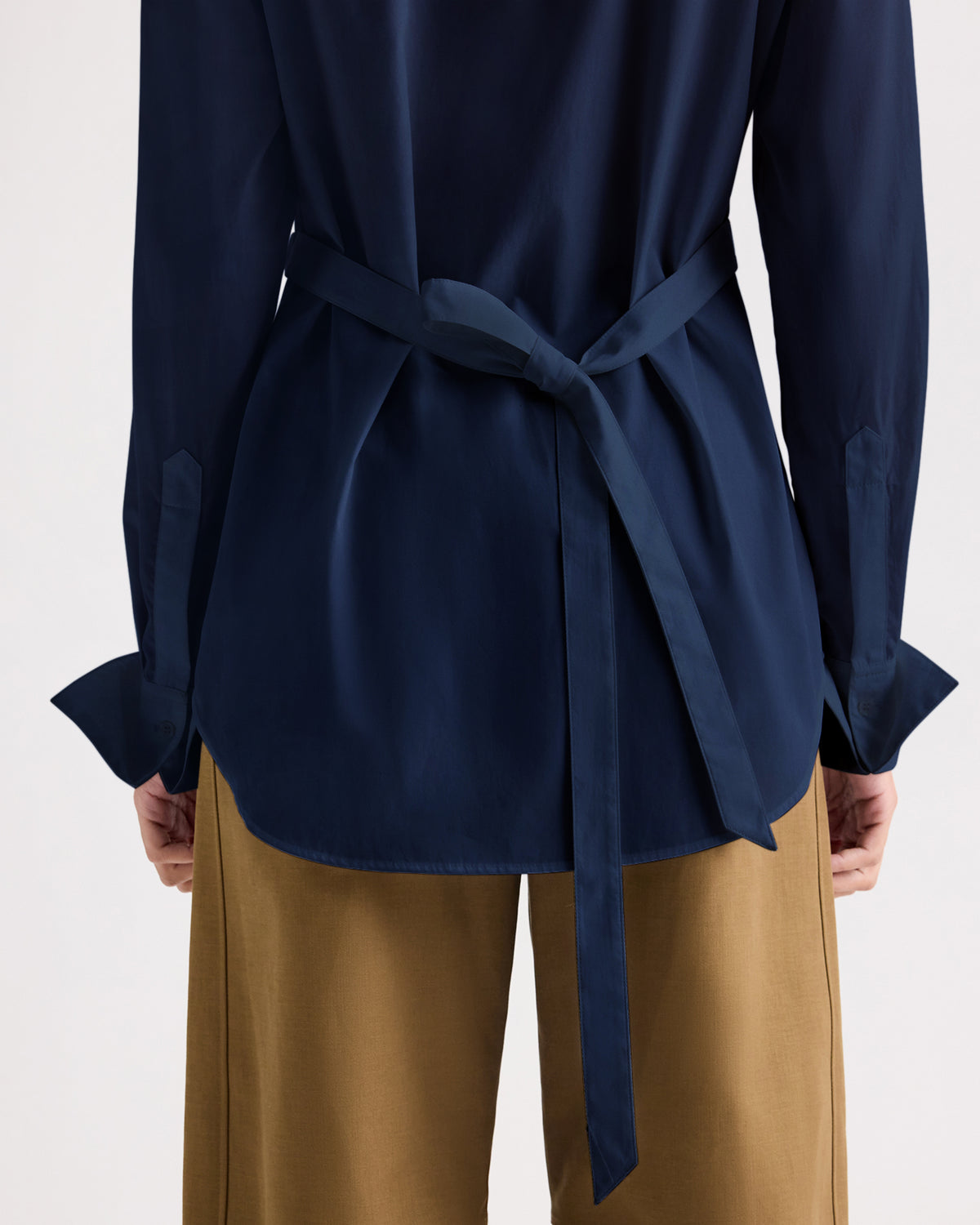 TWP Midnight The Night We Met Shirt in Superfine Cotton Shirting view 4