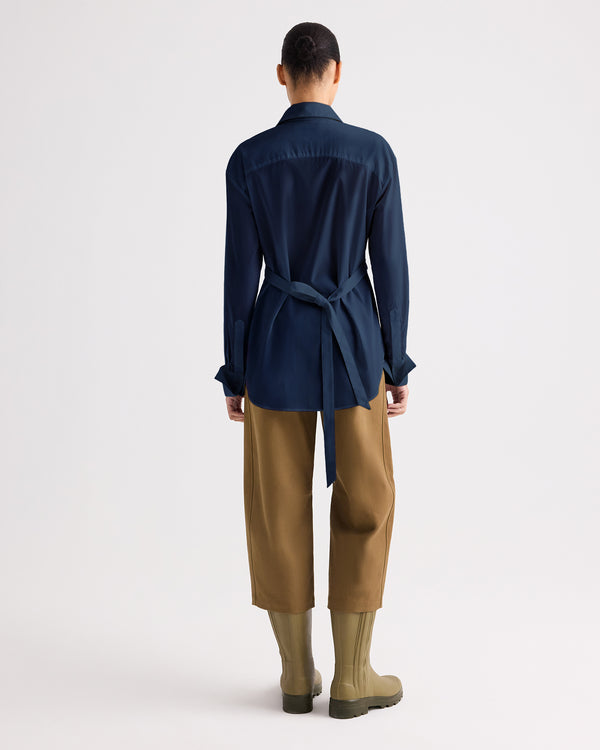 TWP Midnight The Night We Met Shirt in Superfine Cotton Shirting view 5