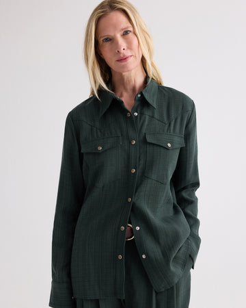 Lone Rider Shirt in Malfile Viscose
