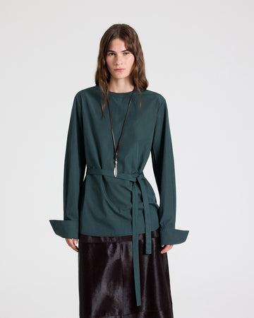 The Day We Met Top in Cotton Poplin