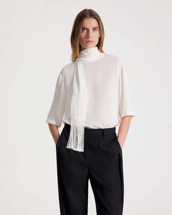 TWP Ivory The Aside Top in Silk Georgette view 1