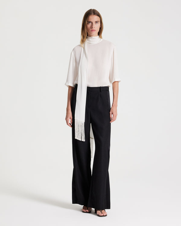 TWP Ivory The Aside Top in Silk Georgette view 3