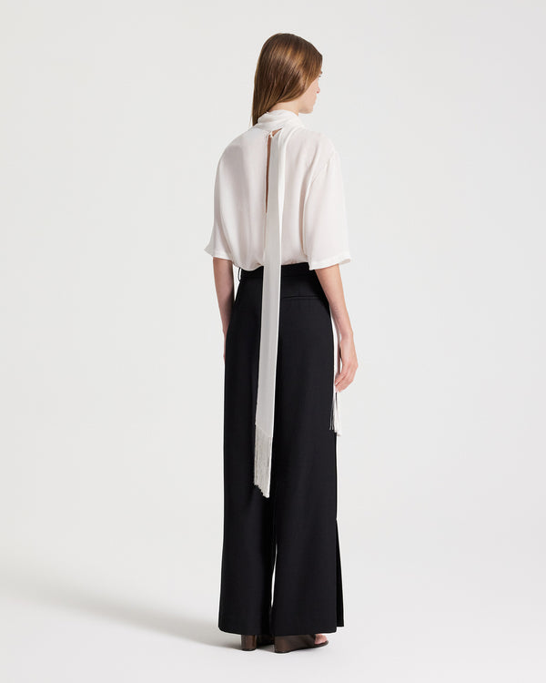 TWP Ivory The Aside Top in Silk Georgette view 5
