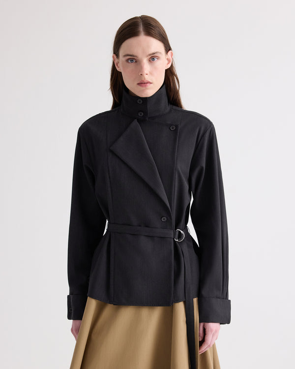 TWP Smoke The Last Chapter Jacket in Italian Wool Twill view 2