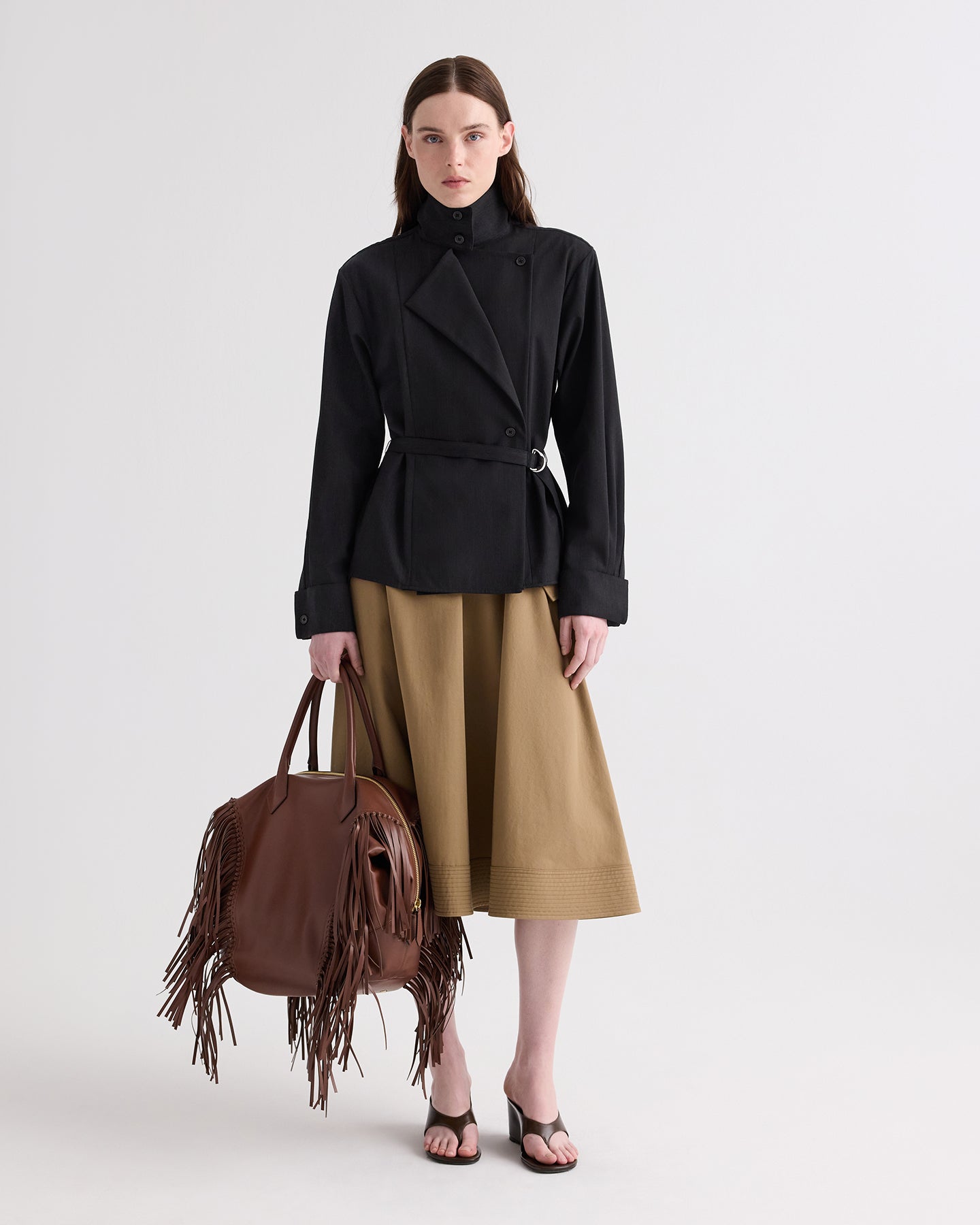 TWP Smoke The Last Chapter Jacket in Italian Wool Twill view 3