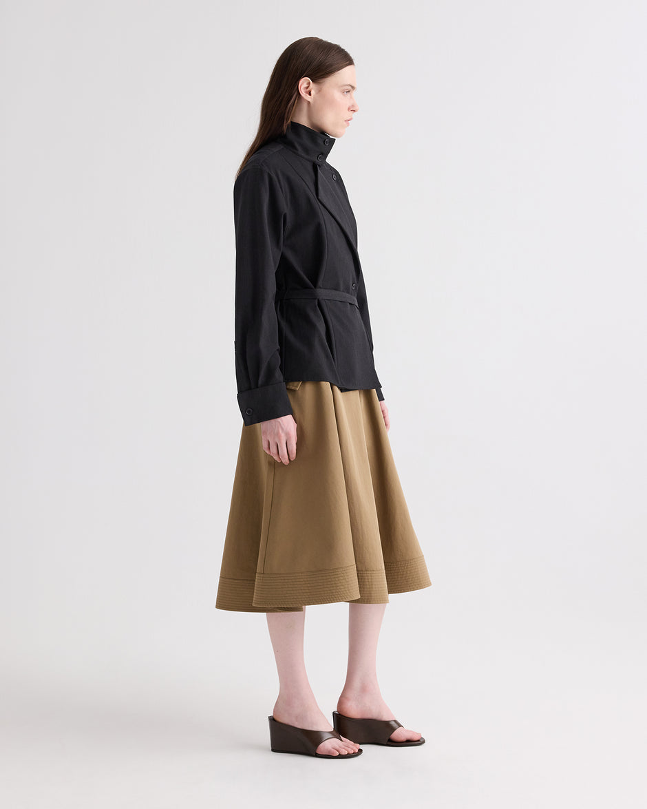 TWP Smoke The Last Chapter Jacket in Italian Wool Twill view 4