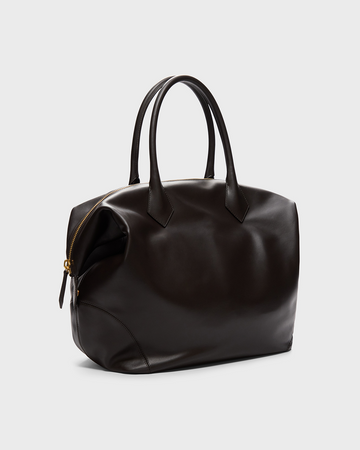 TWP Chocolate Howard St. Bag in Leather view 1