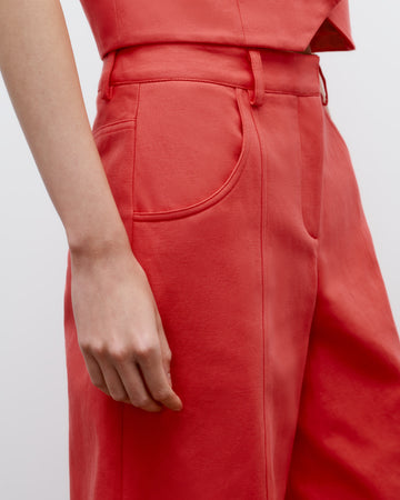 TWP Poppy Dee&#39;s Trouser in Cotton Linen Twill view 3