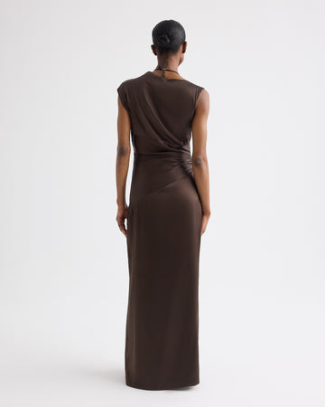 TWP Delicioso On The Side Dress in Washed Silk Charmeuse view 5