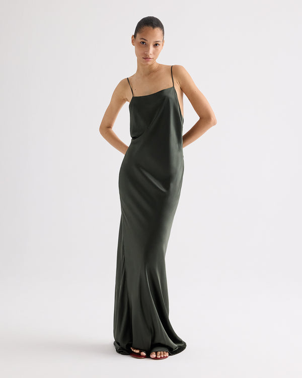 TWP Rosen Scoop Back Slip Dress in Stretch Superwashed Silk view 1