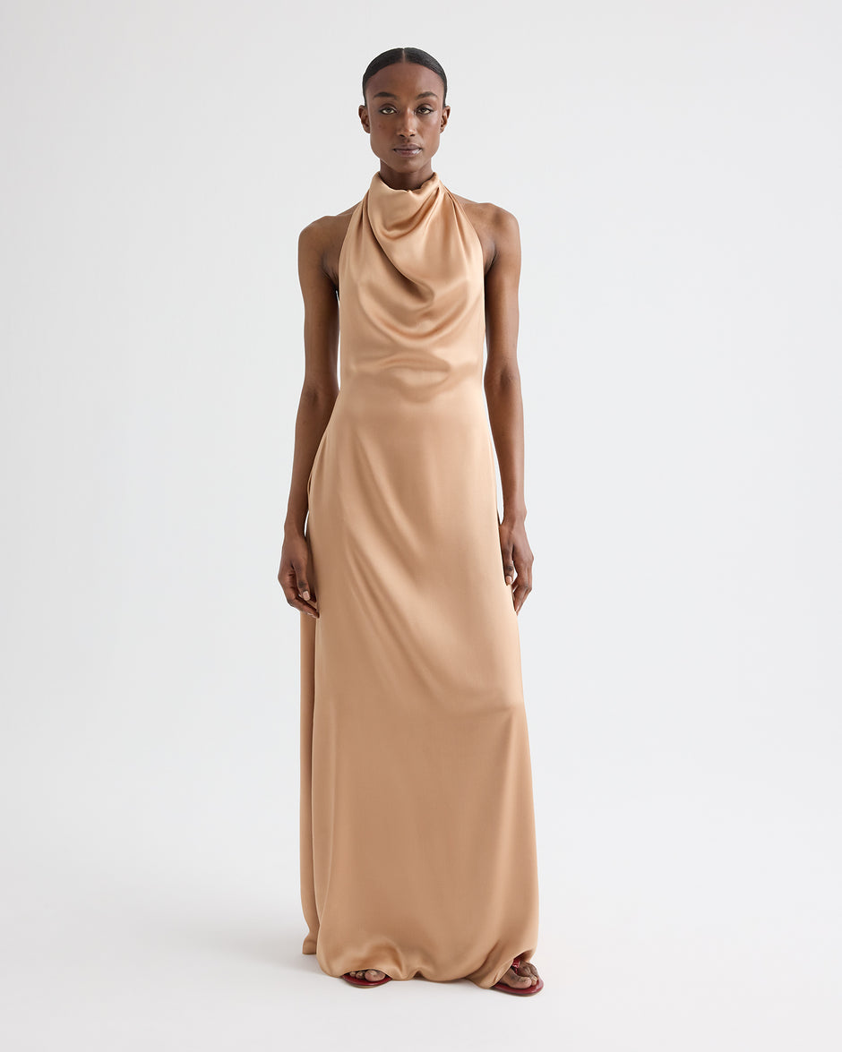 TWP Brush Lola Gown in Silk Charmeuse view 1
