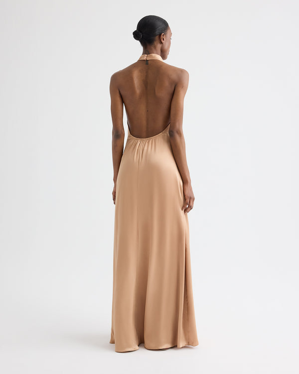 Brush Lola Dress in Silk Charmeuse | TWP
