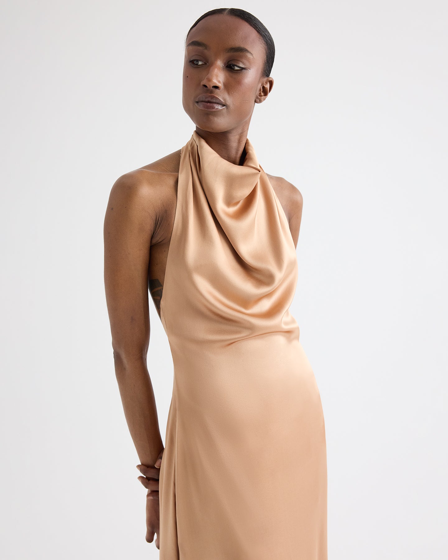 TWP Brush Lola Gown in Silk Charmeuse view 5