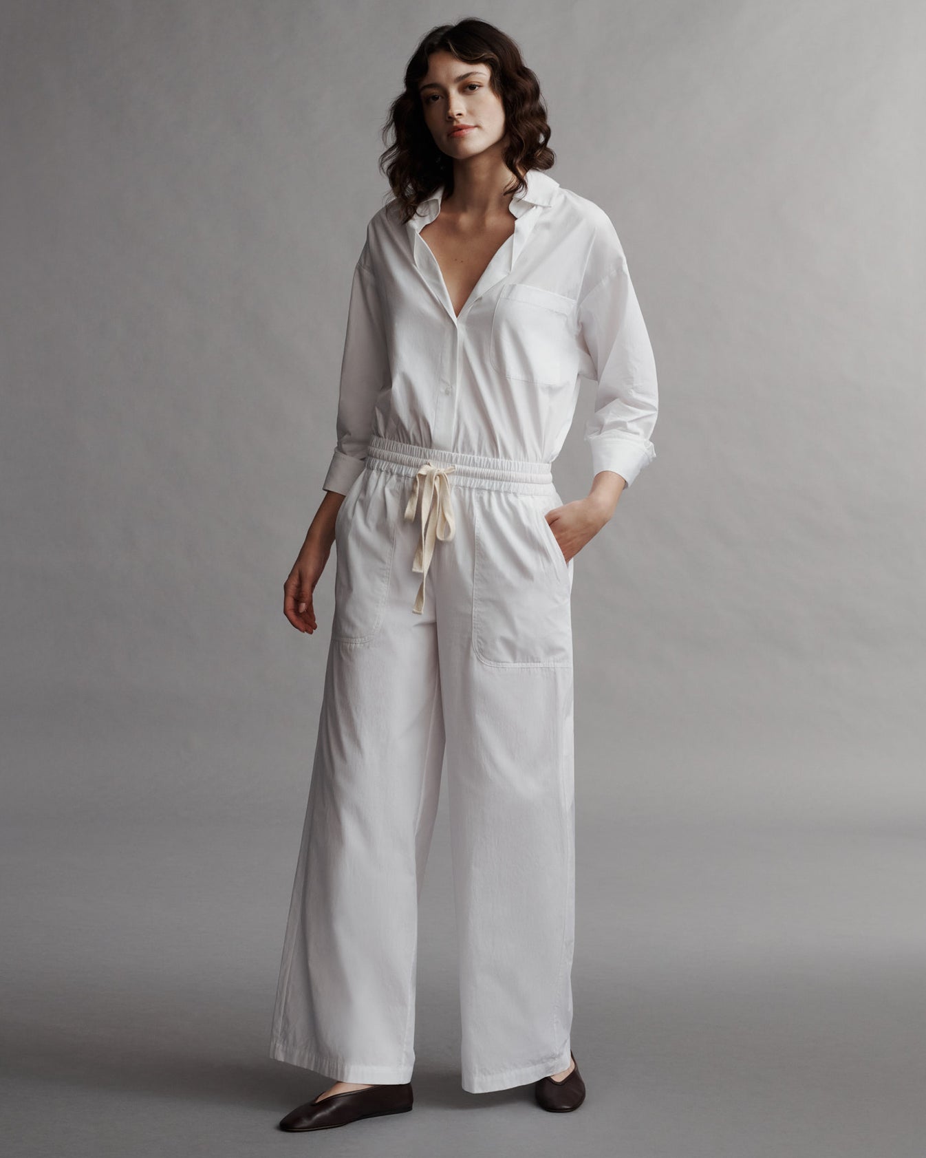 TWP White The Day After Shirt in Vintage Washed Cotton Poplin view 5