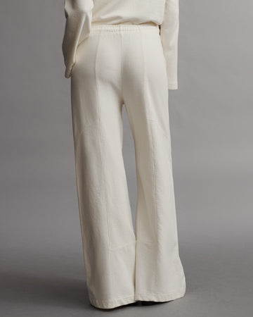 TWP Ivory Saturday Night Pant in French Terry view 1