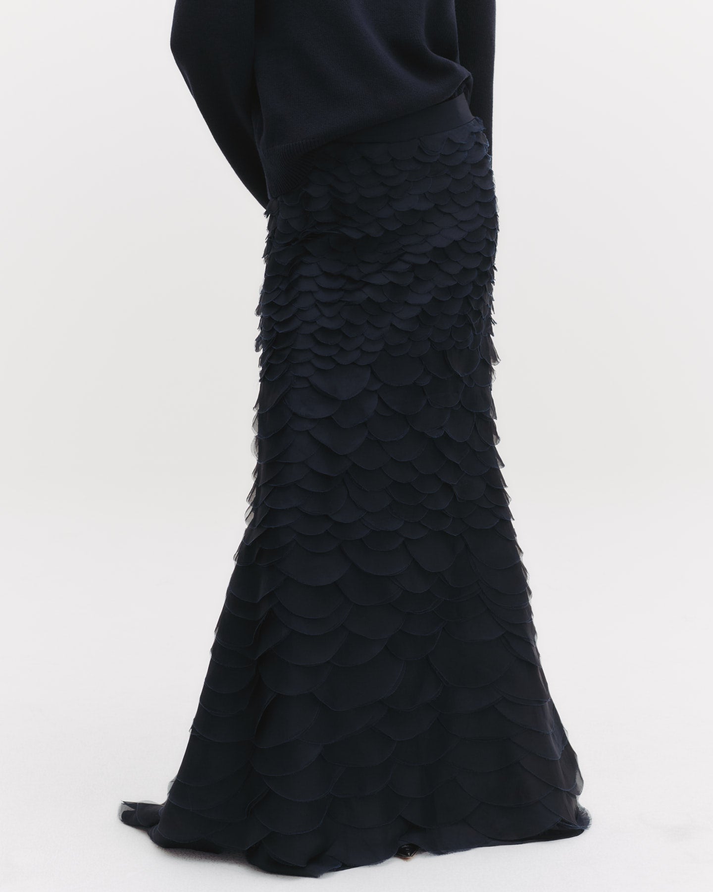 TWP Midnight Everlasting Love Skirt in Silk Organza view 1