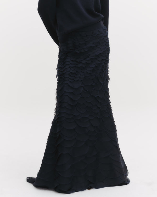 TWP Midnight Everlasting Love Skirt in Silk Organza view 1